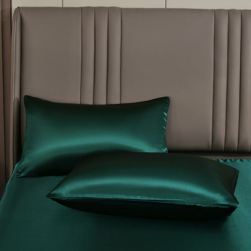 Shiny Satin Pillowcases, Similar To Silk Pillowcase 2 Pack, Pillow Case For Sleeping Women With Envelope Closure, Gifts For Women Men_voghion.com