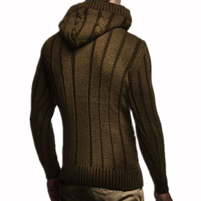 Abbigliamento uomo 2024 moda cappello con cappuccio in lana all'interno maglieria maglione uomo Fried Dough Twists all'esterno_voghion.com