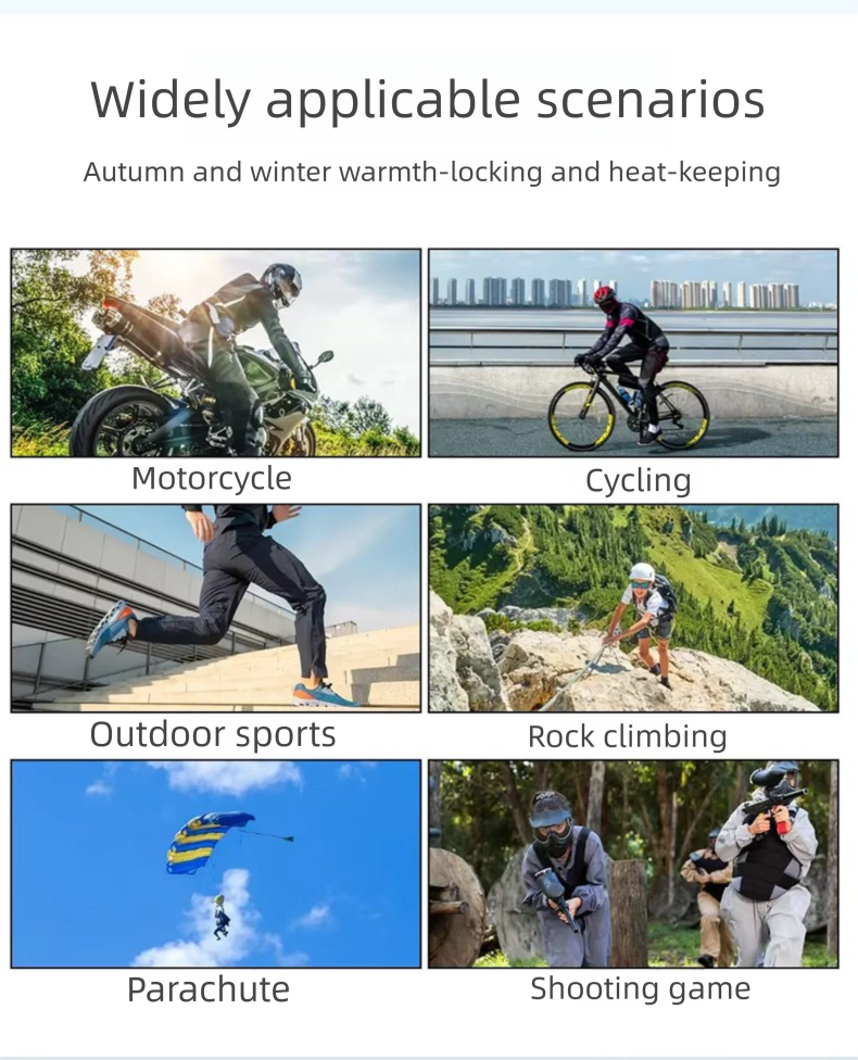 Cagoule thermique d'extérieur pour moto, doublée polaire, coupe-vent, cache-cou, protection contre le froid, masque de ski d'hiver_voghion.com