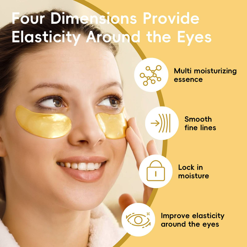 LAIKOU GOLD EYE MASK, 6g, Collagen Eye Mask Patches_voghion.com