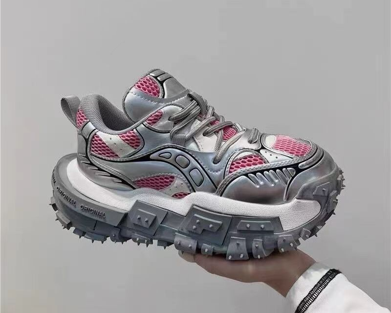 Mode Marke Neue Reifen Unten Farbe Passenden Alten Retro Dicken Boden Casual Schuhe herren Schuhe Casual Schuhe_voghion.com
