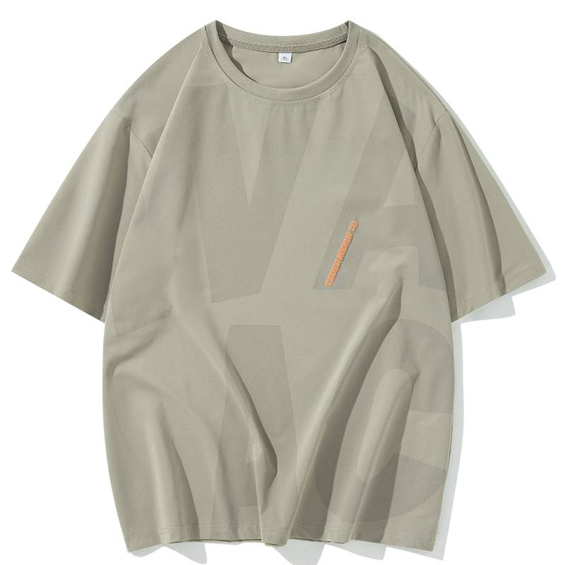 Summer Trendy Short-sleeved T-shirt, Round-neck Short-sleeved Base Layer Shirt, Youth Top_voghion.com