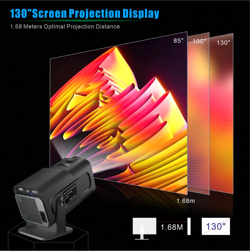 YITAN HY320 Mini Android Sürümü Projektör_voghion.com