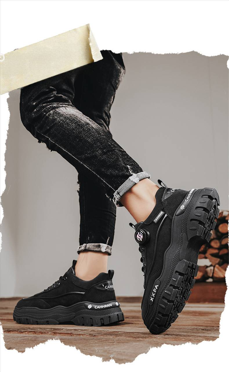 2025 Herfst Lage Werklaarzen Sportschoenen Zachte en Comfortabele Modieuze Casual Schoenen Voor Heren All-matching_voghion.com