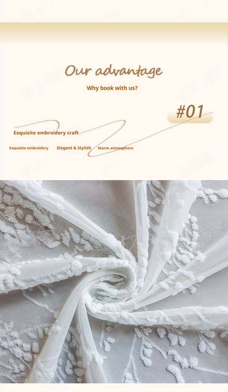 Tovaglia in pizzo francese – Copritavolo ricamato in poliestere per matrimoni, sala da pranzo e arredamento per la casa (90x90 cm/120x120 cm/140x140 cm/140x180 cm, bianco)_voghion.com