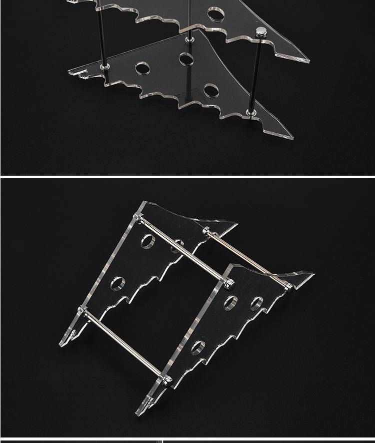 Messerständer aus Acryl – kompakter und langlebiger Klappmesser-Organizer für Zuhause, Küche und den Außenbereich_voghion.com