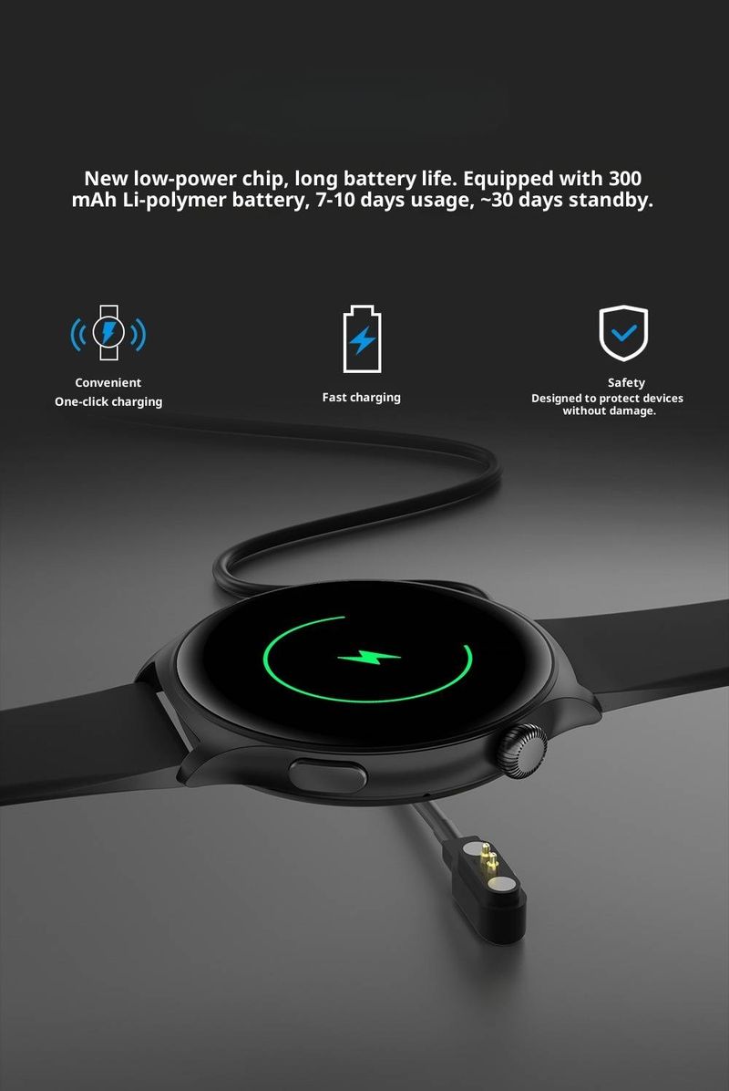 MX16 Smartwatch – Blood Pressure, Blood Oxygen & Glucose Monitoring – Bluetooth Calling, Sleep Tracker – Wireless Charging_voghion.com