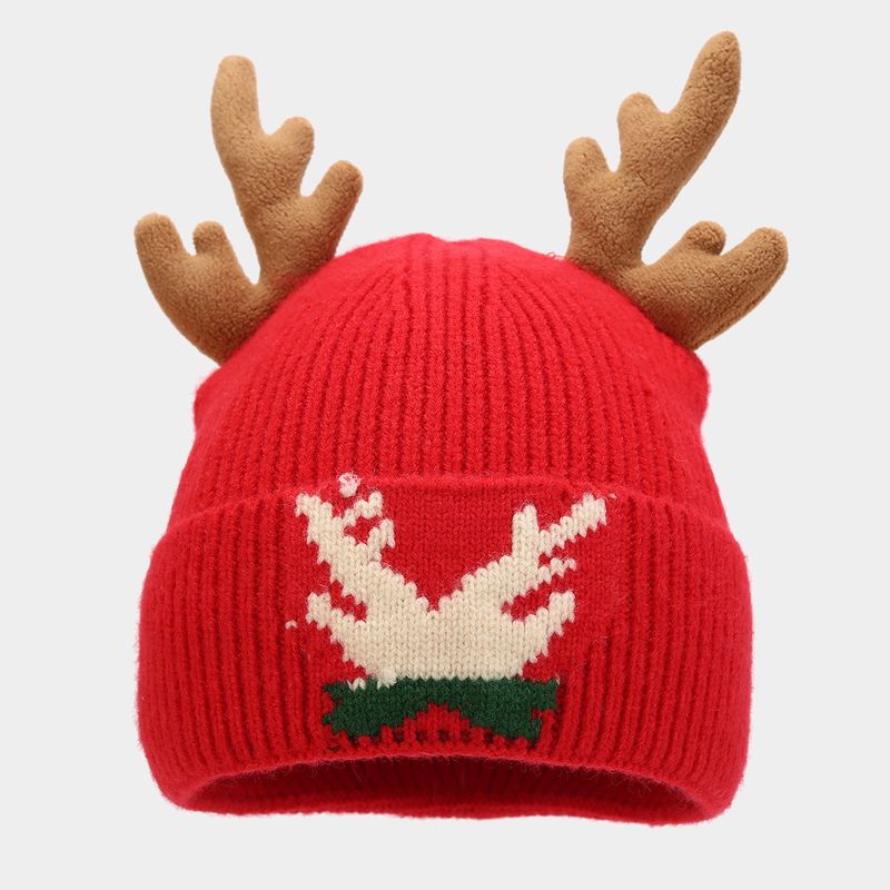 Set di tre pezzi con sciarpa, cappello e guanti a forma di corna di renna a tema natalizio, set di cappelli invernali alla moda e caldi, disponibile in magazzino._voghion.com