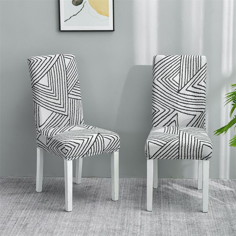 Elastische Universal-Stuhlhussen – Dehnbare, staubdichte Stuhlhussen für Esszimmerstühle (Polyester, 6 neutrale Farben, Einheitsgröße)_voghion.com
