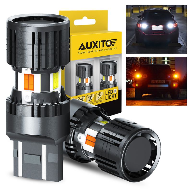 AUXITO 2Pcs T20 7443 W21/5W LED Canbus Reverse 7440 W21W WY21W Birne Für Toyota Corolla Camry Schwanz blinker Lichter_voghion.com