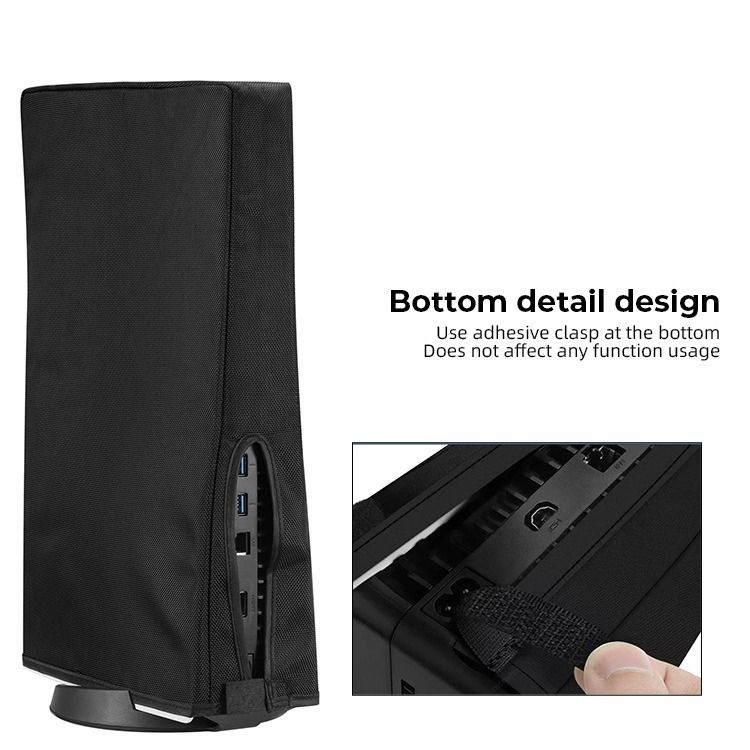 Housse de protection anti-rayures et anti-poussière pour console PS5, coupe ajustée et simple, compatible avec les jeux vidéo_voghion.com