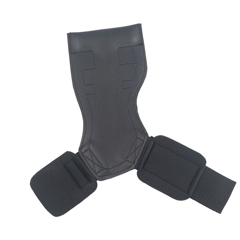 Cross-Border Fitness Palm Gloves Men Pull Up Bench Press Dumbbell PVC Wrist Guard Assist Deadlift Belt_voghion.com