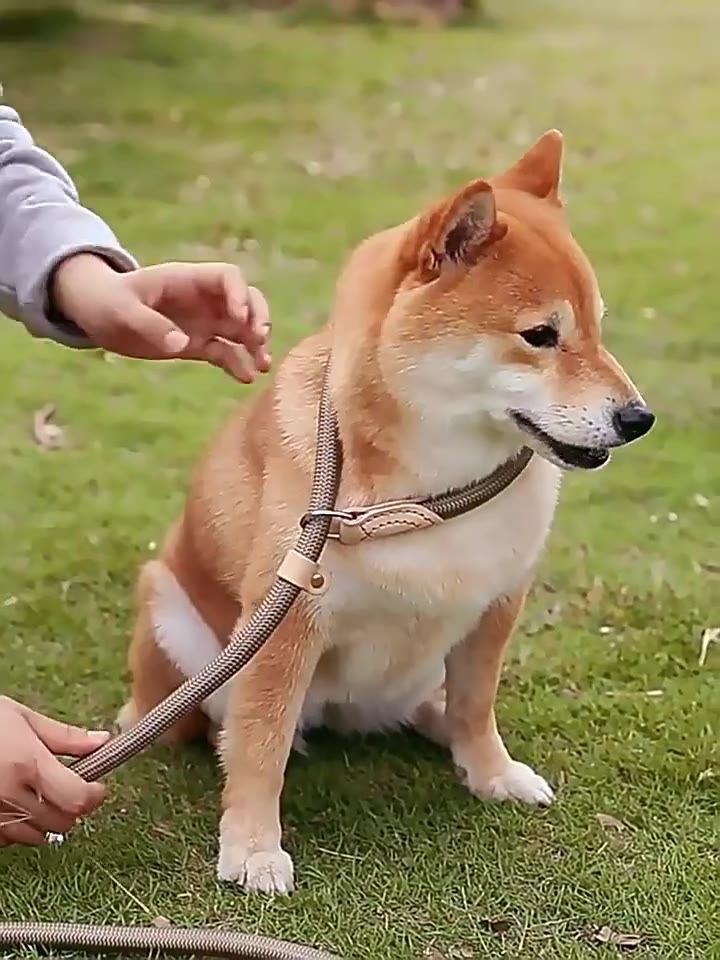 Correa de entrenamiento para perros de 1,5/1,8 m, cuerda trenzada ultrarresistente, collar ajustable, correas de entrenamiento para perros medianos y grandes de PawParty Store_voghion.com