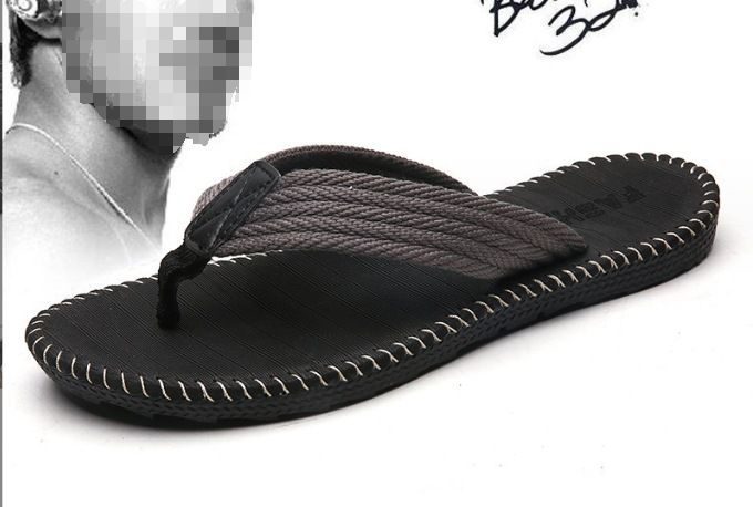 Unschlagbare Qualität Trendy Herren Flip Flops, Sommer Farbe Blocked Britische Coole Hausschuhe, Clip Auf Fuß Anti Slip Dicke Sohle Flache Ferse Strand_voghion.com