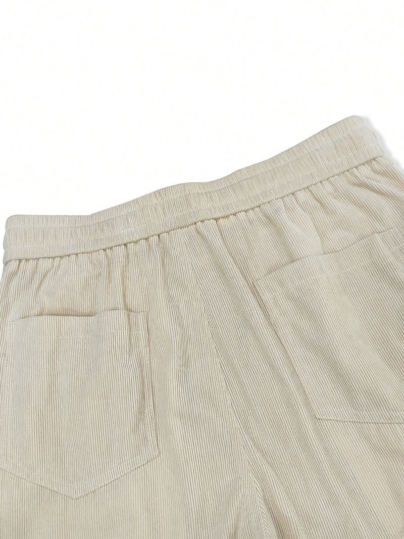 Men's Loose Fit High-Waisted Trousers – Casual Straight-Leg Pants With Drop Cuff (Black/Khaki/Light Grey) | Minimalist & Streetwear Style_voghion.com