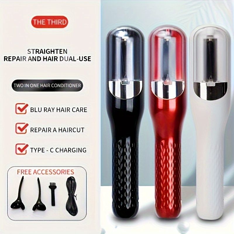 Portable Mini Straightener, Evenly Distributed Heat, Hair Styling Tool, Lightweight Travel Friendly Design_voghion.com