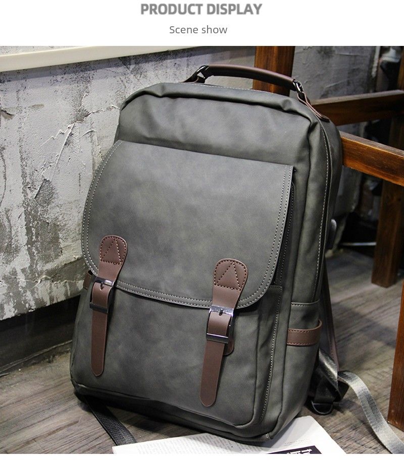 Men K-style Casual Trendy Outdoor Backpack_voghion.com