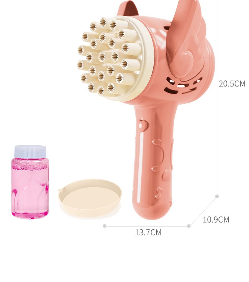 Mini Gatling Bubble Cannon - Automatic LED Bubble Blaster Gun 500+ Bubbles/Min Rechargeable Battery For Outdoor Play & Events_voghion.com