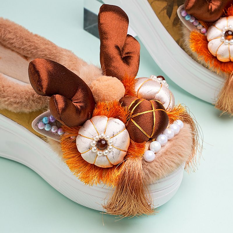 ShoeGlobe Schuhe mit dicker Sohle und Drachenkopf für Erwachsene, höhenverstärkende Retro-Hanfu-Schuhe, handgefertigt im nationalen Trend, bestickt, flauschig_voghion.com