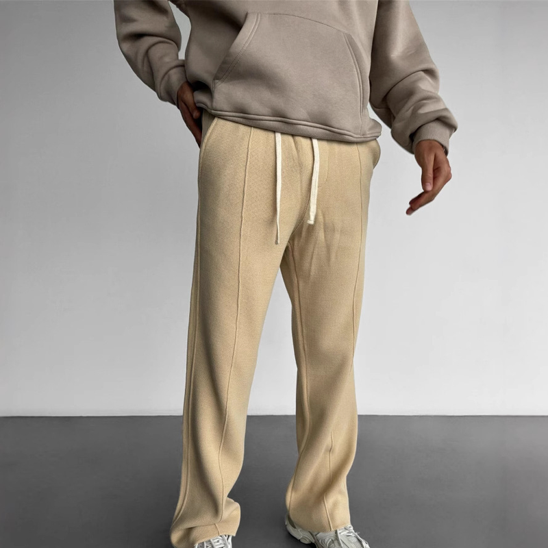 Men's Clothing Men's Casual Solid Color Jogging Pants Fitness Drawstring Pants Suitable For Sports And Casual Wear Sweatpants_voghion.com