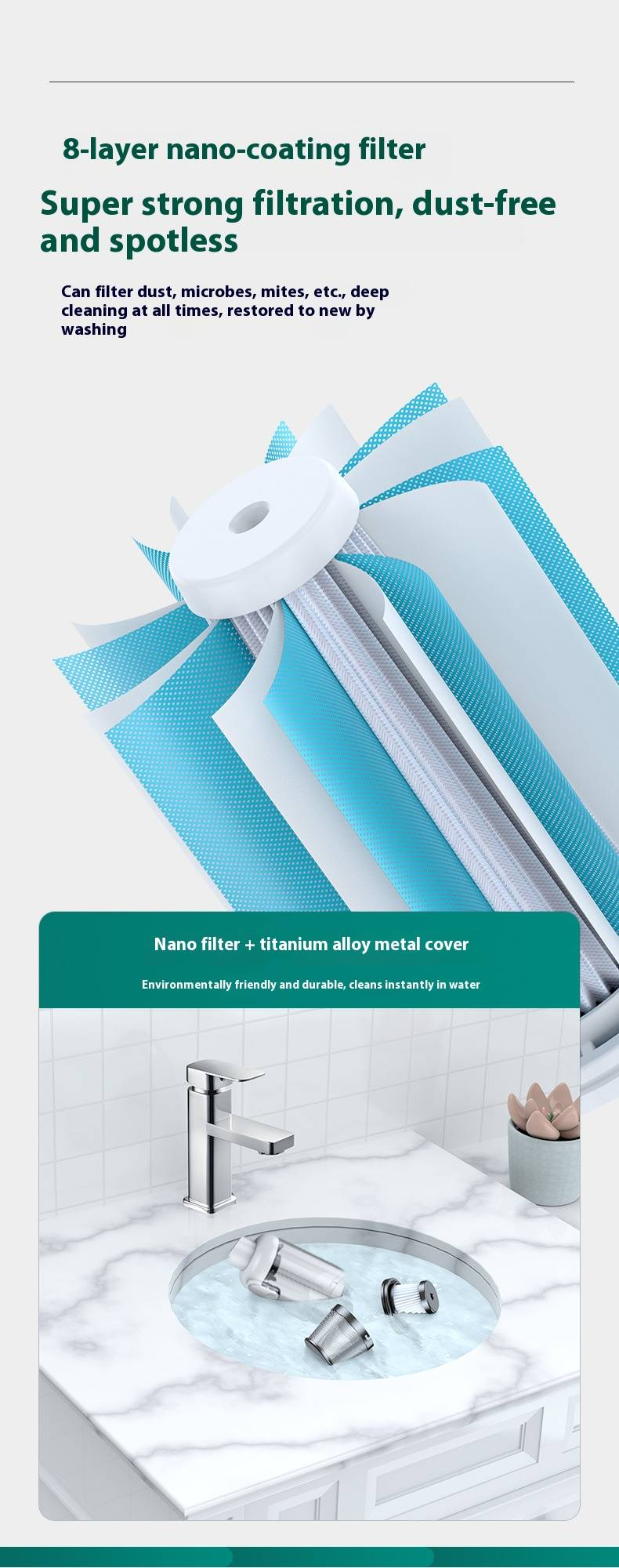 Aspirapolvere portatile senza fili, ad alta potenza, portatile, per casa, auto, bagnato e asciutto, doppio uso_voghion.com