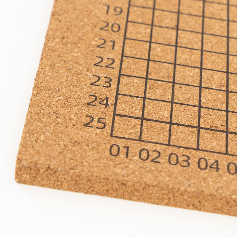 Musen Cork positioning board braided rope Plaid soft base board DIY woven fixed tool cork board_voghion.com