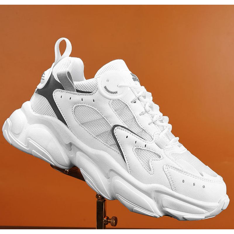 Daddy Men's 2024 New Summer Autumn Breathable Ins Versatile Thick Sole Height 3cm Sports Large Size 45 China-chic Shoes_voghion.com