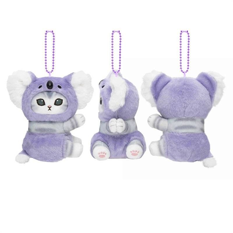 Clipon Plüschtier, entzückendes Katzenspielzeug, niedliche japanische Cartoon-Stoffkatze_voghion.com