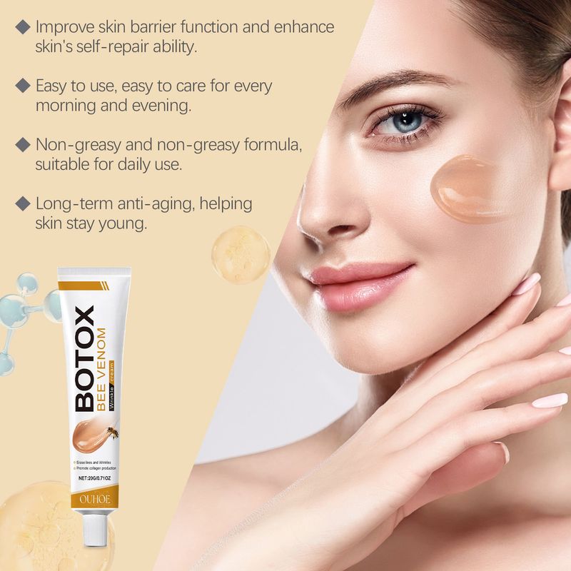OUHOE Bee Venom Facial Care Cream Gently Moisturizes Brightens The Skin, Leaving It Delicate, Tender, And Soft_voghion.com