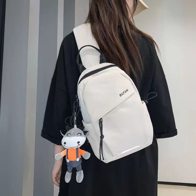 New style men's and women's chest bag, Korean version, trendy and cool shoulder crossbody bag, multi-functional casual chest bag, one piece drop _voghion.com