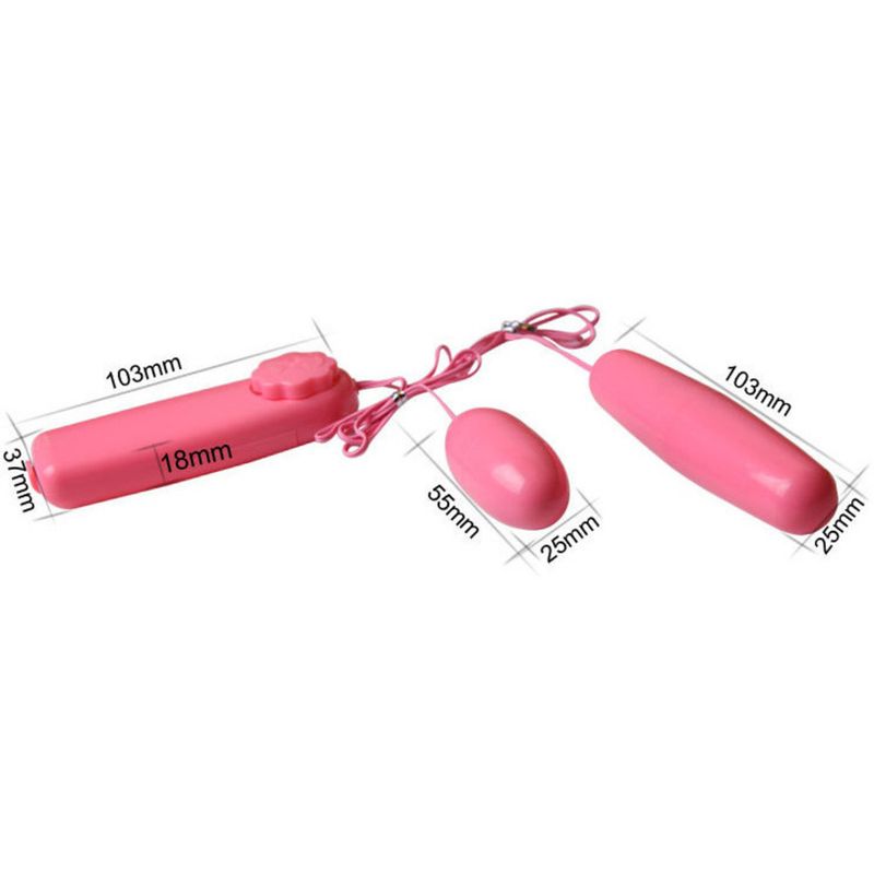 Frequency conversion vibration single jump egg pink double jump egg female masturbator vibrator sex toys_voghion.com