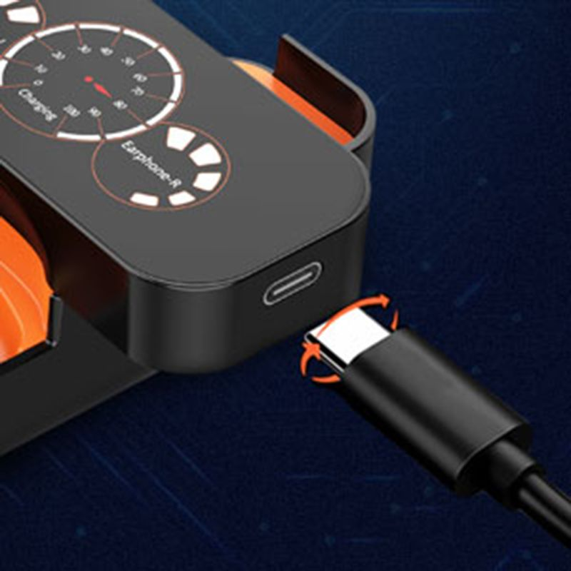 V1 Echte Stereo Bluetooth-kompatibel V 5,0 Wireless Headset mit HiFi Mikrofon LED Power Display_voghion.com