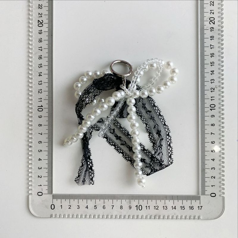 Piese și accesorii pentru genți, design de nișă, pandantiv cu fundă din dantelă perlată, la modă, de înaltă calitate, cu textură, breloc auto pentru geantă, pandantiv_voghion.com