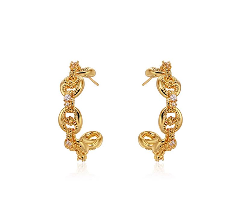 Orecchini da donna retrò con naso di maiale in zircone, design di alta qualità, di lusso, alla moda, con cerchietti, gioielli per le orecchie_voghion.com