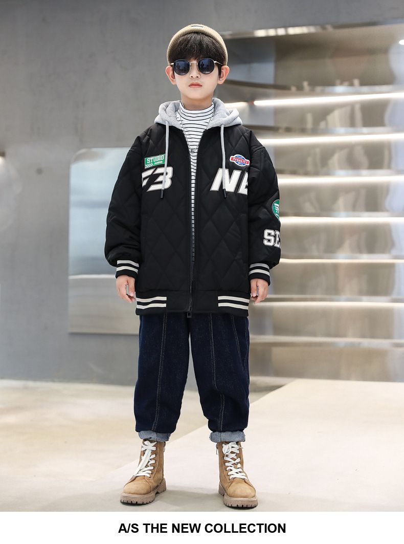 Late Autumn Coat Thickened Tide Coat Boy_voghion.com