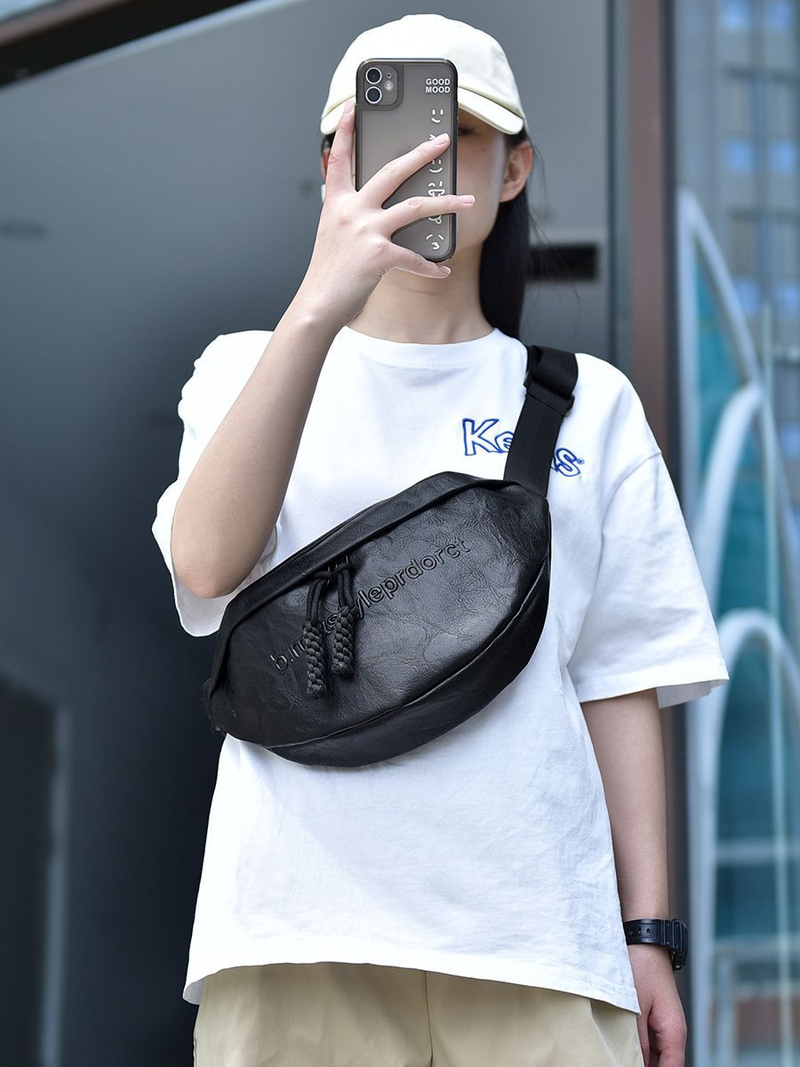 Marsupio da donna semplice casual catena coppia borsa a conchiglia ragazza borsa a tracolla borsa sportiva borsa a tracolla portatile da uomo_voghion.com