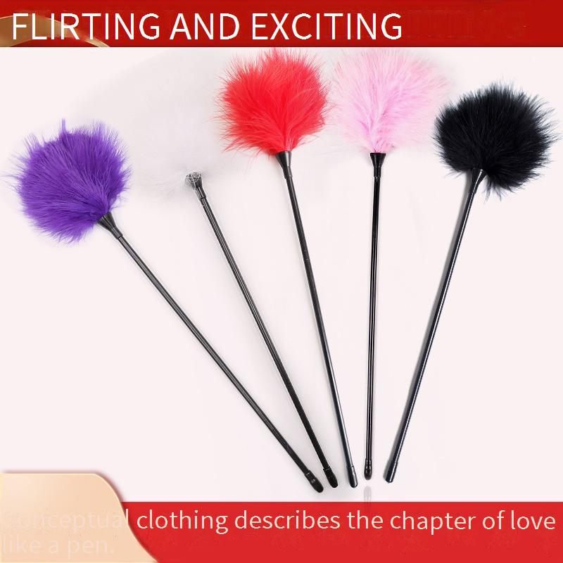 Prodotti sessuali per coppie, flirt, tromba, piuma, bastone per stuzzicare, accessori per l'allenamento femminile_voghion.com
