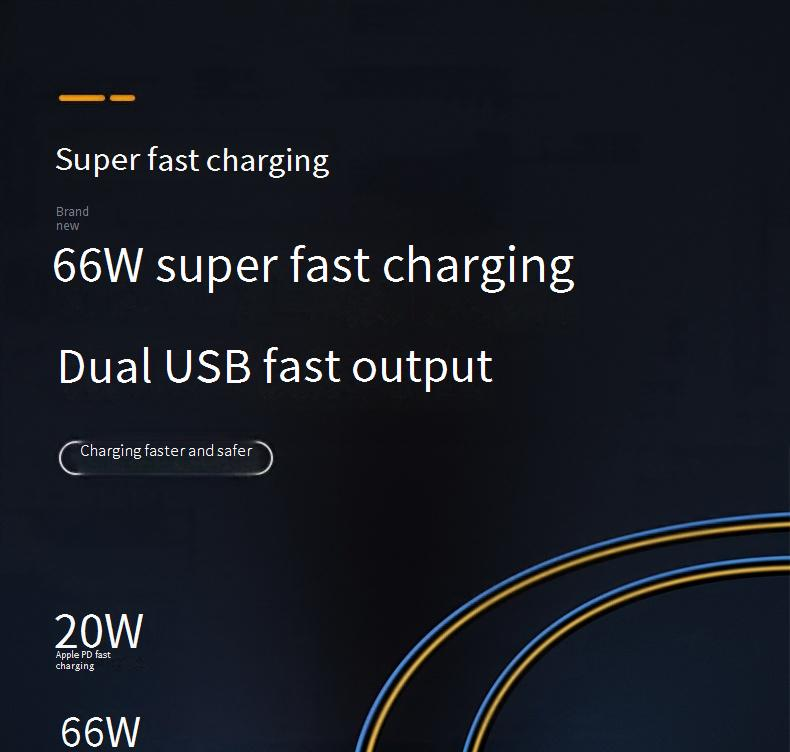 Ultraflache, tragbare Powerbank mit 20.000 mAh und 66 W PD-Schnellladung, kompatibel mit iPhone- und Android-Geräten_voghion.com