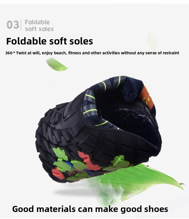 Scarpe da avventura unisex ad asciugatura rapida – Sneakers leggere e antiscivolo per escursionismo, corsa e sport acquatici (tessuto elastico traspirante)_voghion.com