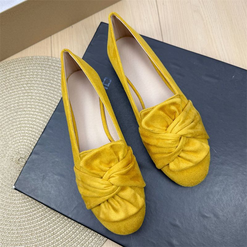 Flache Damenschuhe mit quadratischer Zehenpartie, einfarbig, Größe 33–44, schlichter, prägnanter Stil, passend für den Alltag, Wildleder-ähnliche Lederschuhe für Mädchen, Ganzjahres-Fahrschuhe_voghion.com