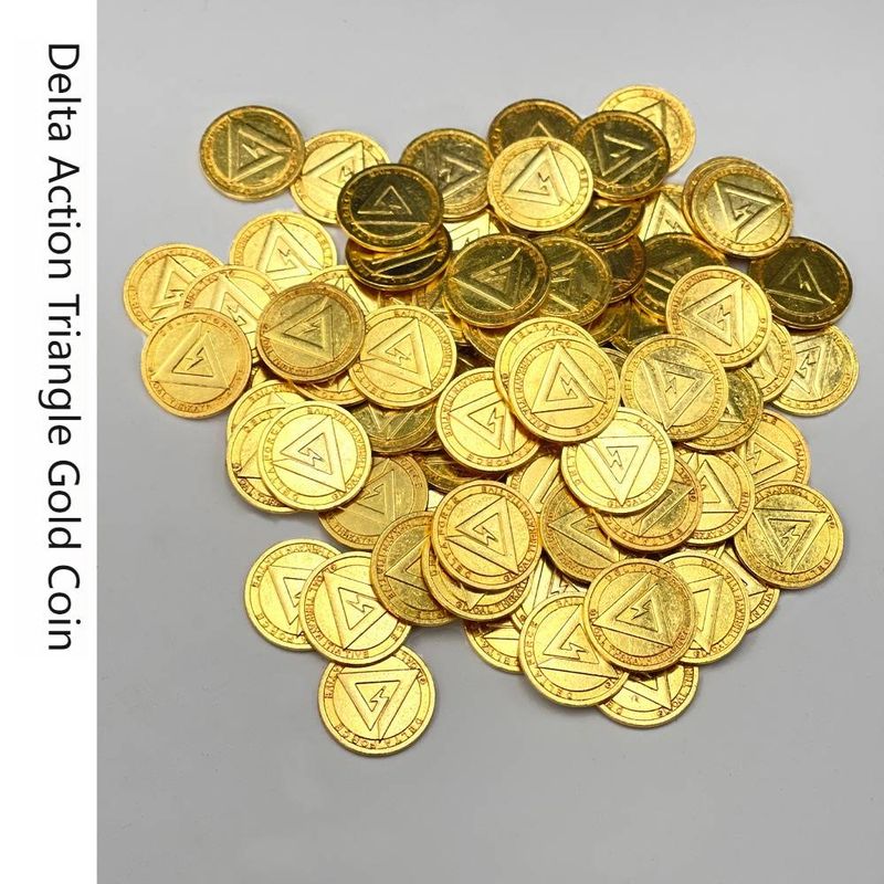 Delta Operation Goldmünzen-Replika-Set – Sammelmünzen aus Metall (2 cm/2,5 cm, 5–100 Stück), Sammlerstücke für Spiele und Militär._voghion.com