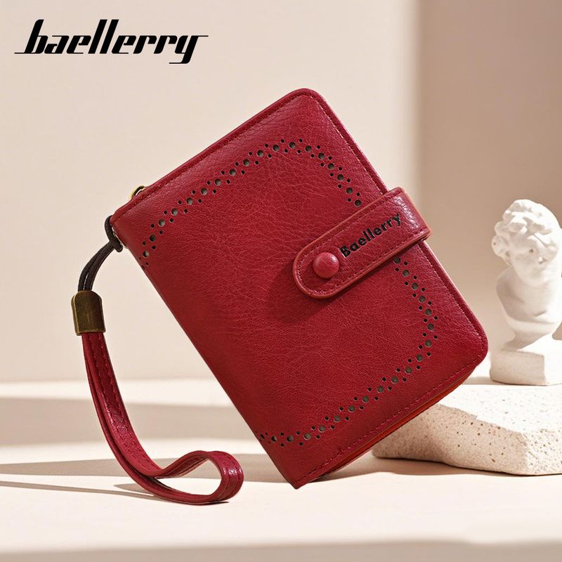 Neu Frauen High-end-Student Orgel Karte Halter Mode Pu Zipper Kleine Brieftasche_voghion.com