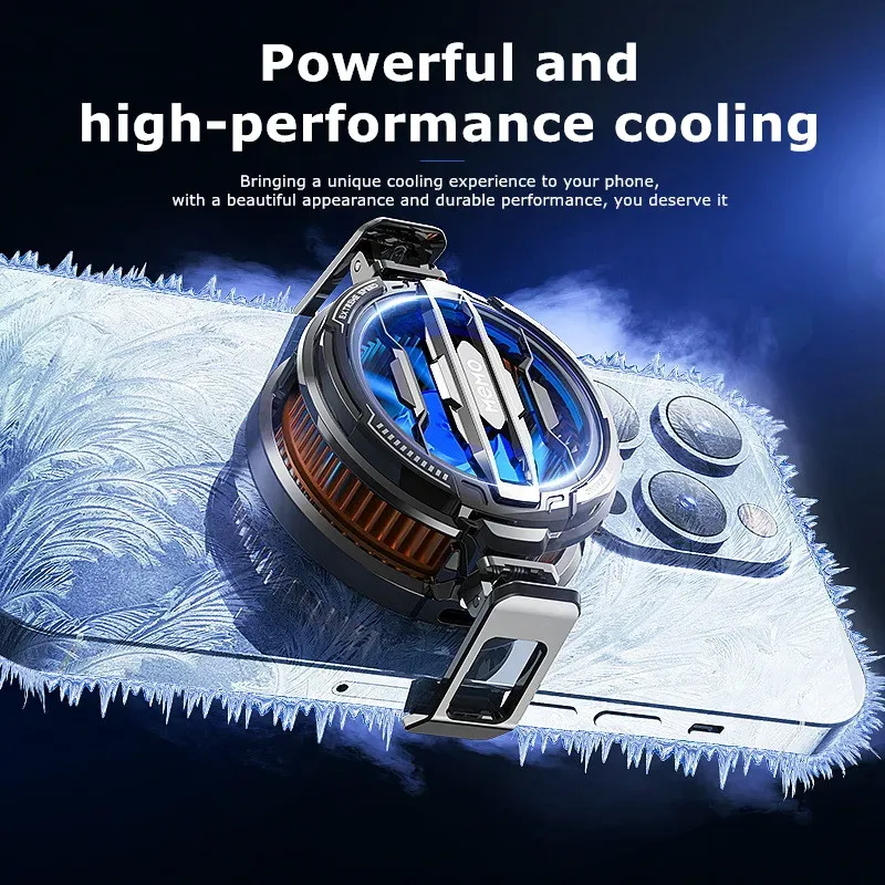 MEMO CX07 Mobile Phone Magnetic/Back-clip Semiconductor Type-C System Cooling Fan Radiator For IOS IPhone Android Cool_voghion.com