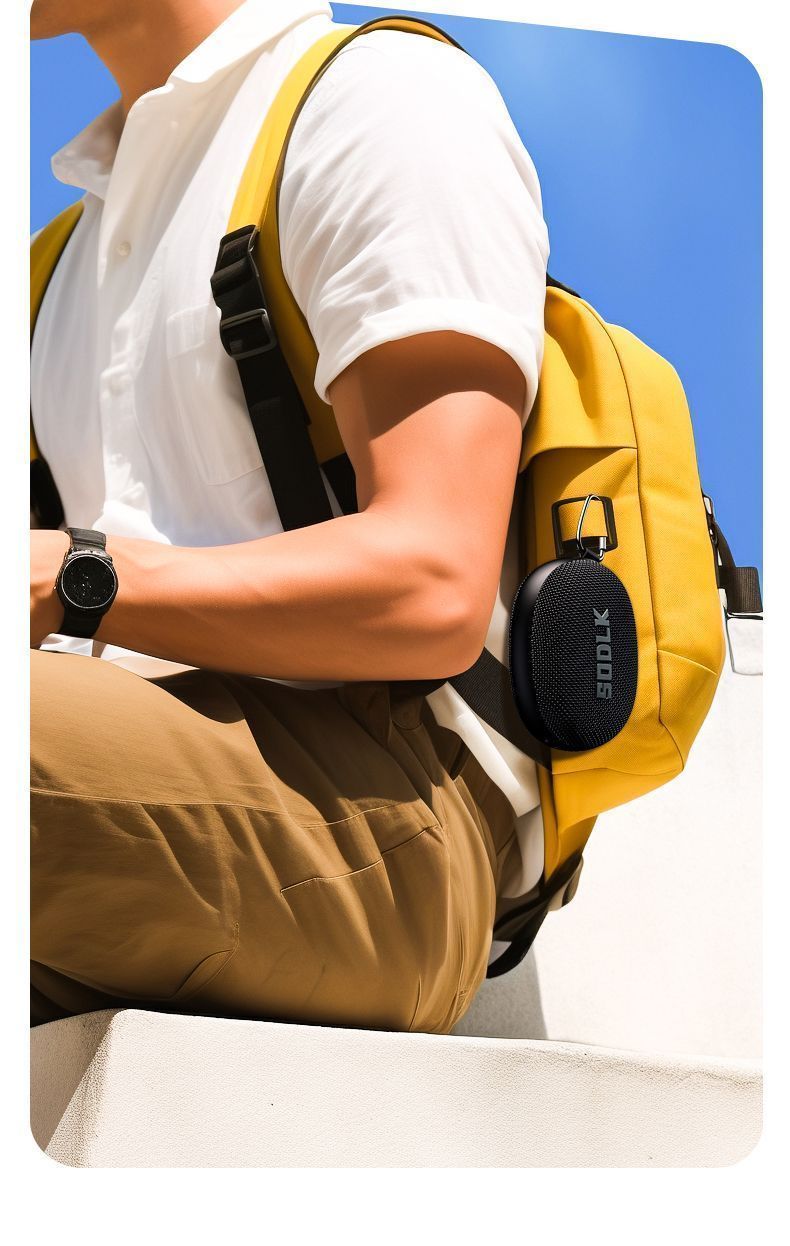 Shenglaike Bluetooth TX7 Tragbarer wasserdichter Mini-Lautsprecher mit starkem Bass für den Außenbereich, Radfahren, hohe Lautstärke_voghion.com