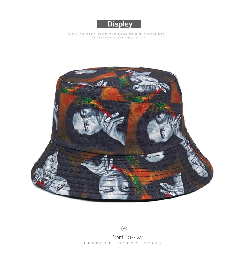 New Arrivals Bocca Bob Marley Bucket Hat Rökande män Tryck Jamaicanska herrhattar Panama Fishermen Keps Dubbla sidor Vikbar Ny stil_voghion.com