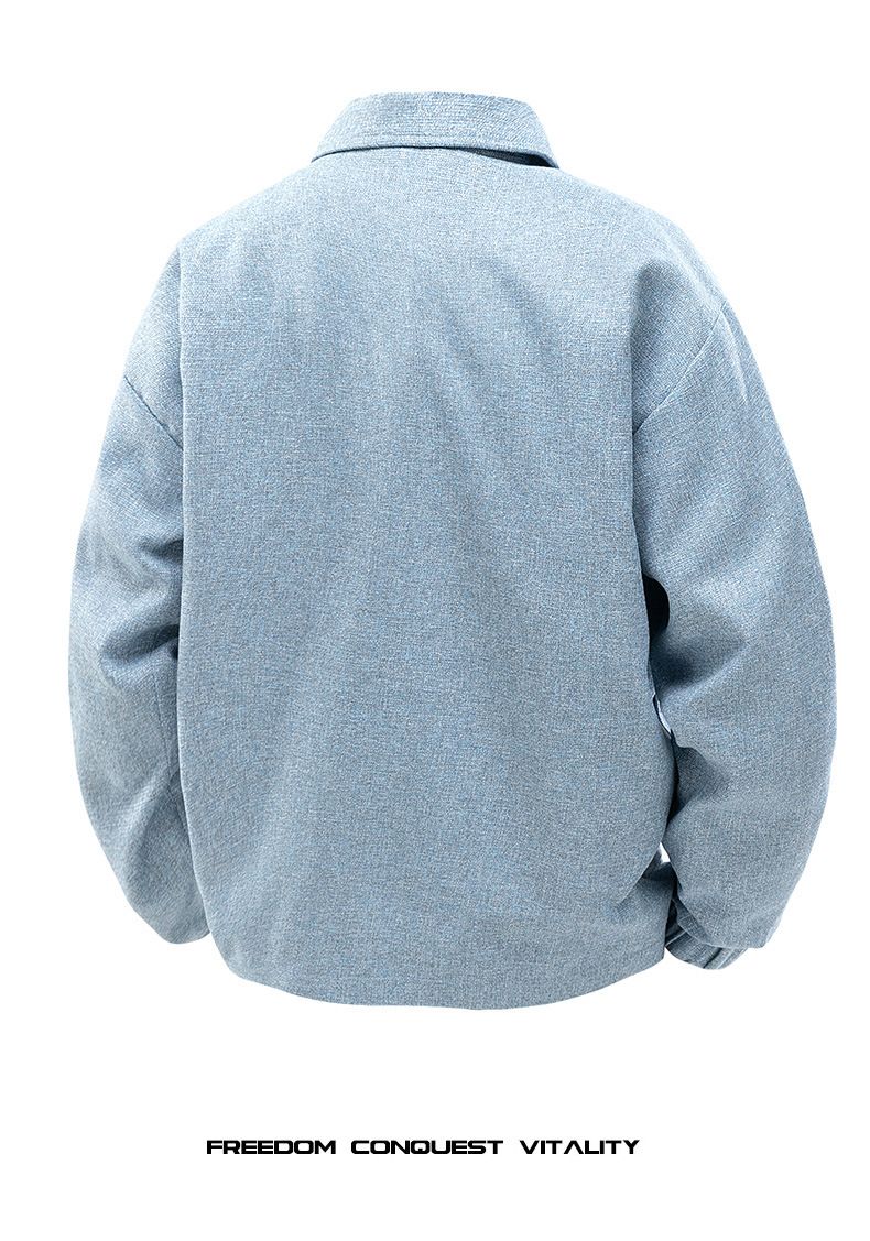 Herrenbekleidung Plus Size Wolljacke für Herren Plus Size Frühlings- und Herbstjacke für Herren mit Oberteilen_voghion.com