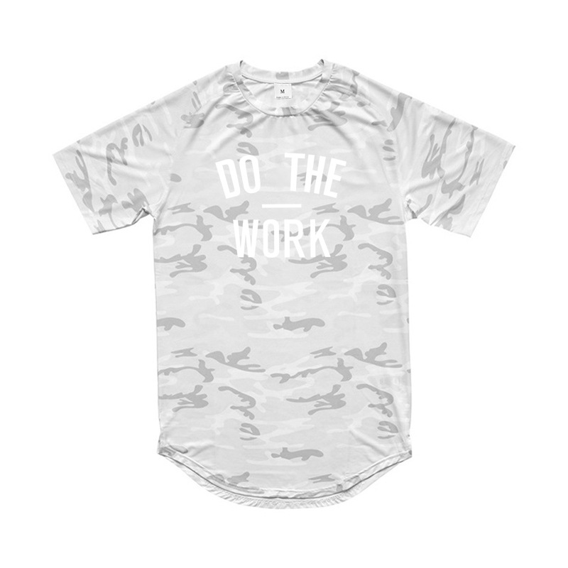 Sports quick drying Men's muscle training gym Running loose camouflage short sleeved T-shirt Basketball fitness_voghion.com
