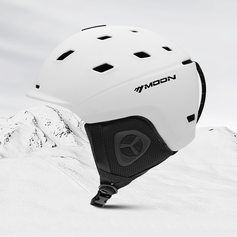 Skihjelm i ét stykke Beskyttelseshjelm Udendørs skiudstyr Sportsudstyr til mænd og kvinder Karma Snow-hjelm_voghion.com