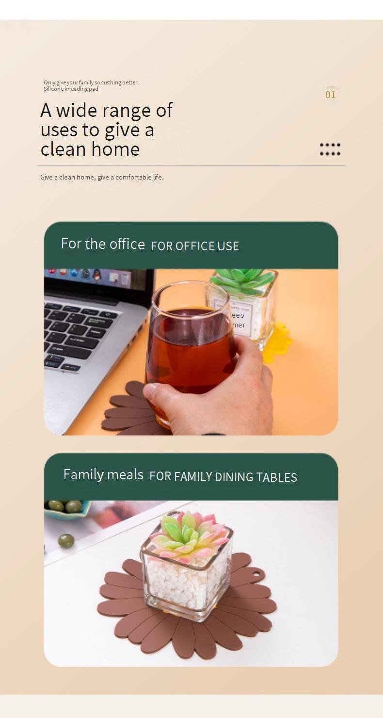 Nordic Ins Lotus Insulation Mat Household Can Hang Dinner Plate Mat Pot Mat Heat Proof And Scalding Bowl Mat Teacup Mat Non Slip_voghion.com