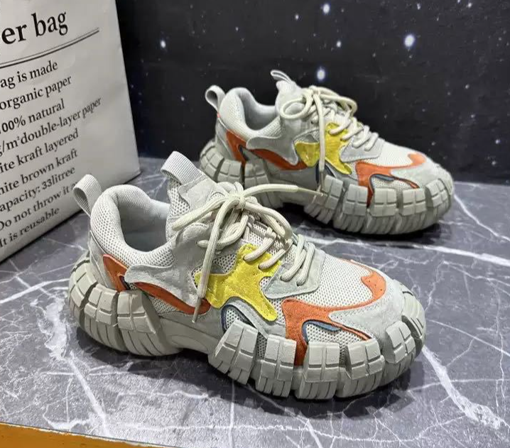 Goods Tire Thick Sole Retro Heavy Industry Dad Shoes Sports Shoes Net Red Leisure Ins Trend_voghion.com